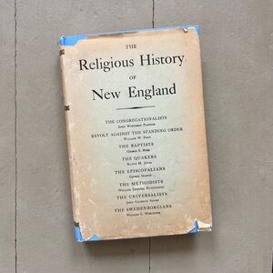 1917 The Religious History of New England King’s Chapel Harvard Arlington MA